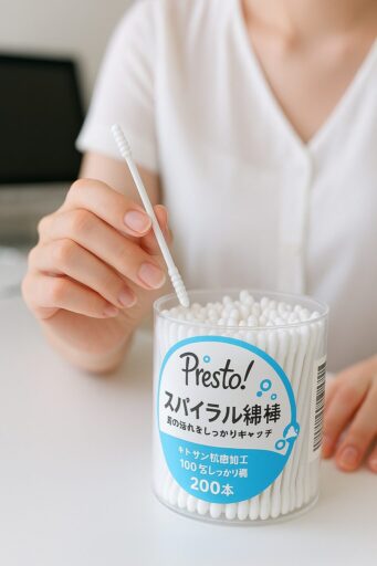 理紗がこよなく愛用しているスパイラル綿棒の魅力を、デスクでの実体験とともに紹介するゆるふわ耳かきライフ - 理紗のひとりごと - WeDOK