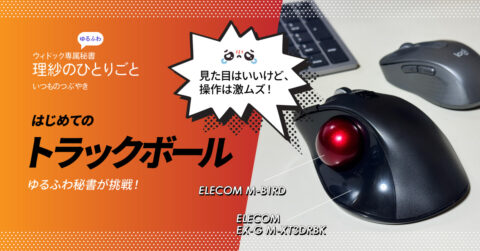トラックボールマウスは想像以上にストレスフル。何これ、いじめ？