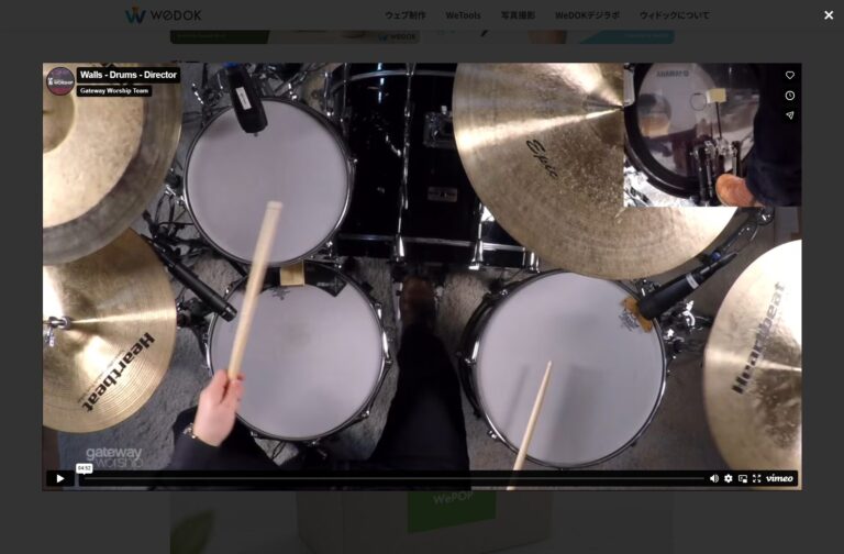 Vimeo 動画ポップアップ - WePOP